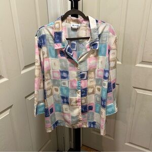 Blair Multicolor Abstract Blouse